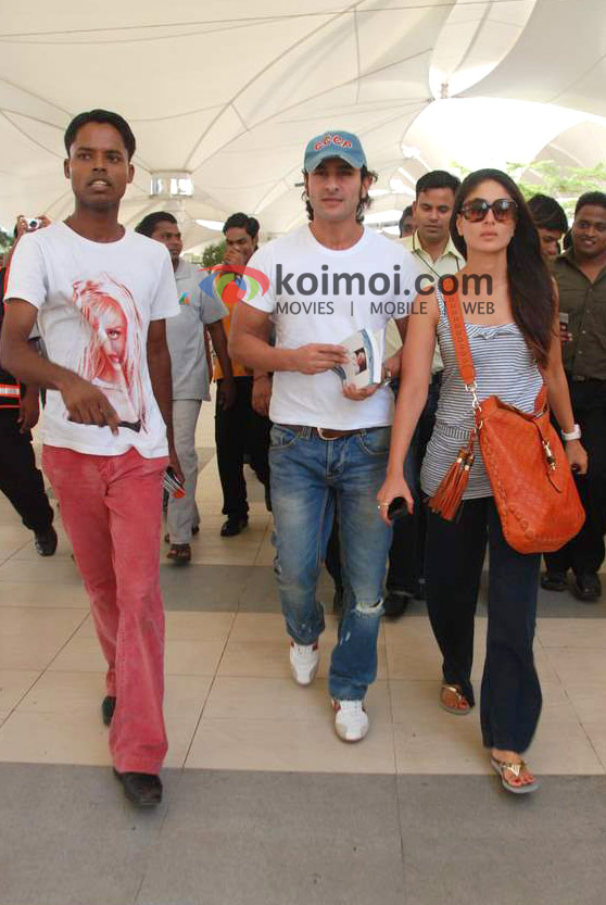 Saif Ali Khan, Kareena Kapoor Back From IIFA