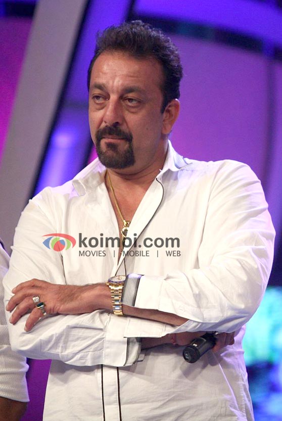 Sanjay Dutt, Bipasha Basu on the sets of Indian Idol