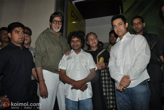 Amitabh Bachchan At ‘Peepli Live' Screening