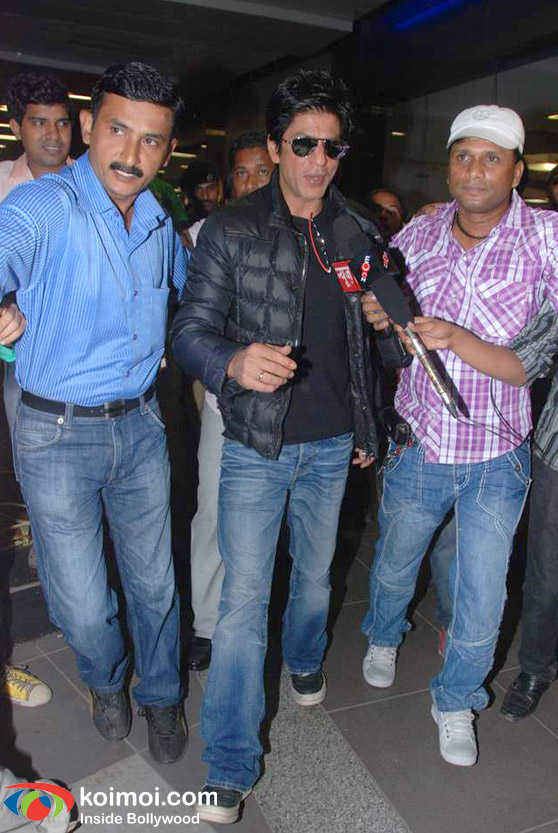 SRK Back In Mumbai From Berlin