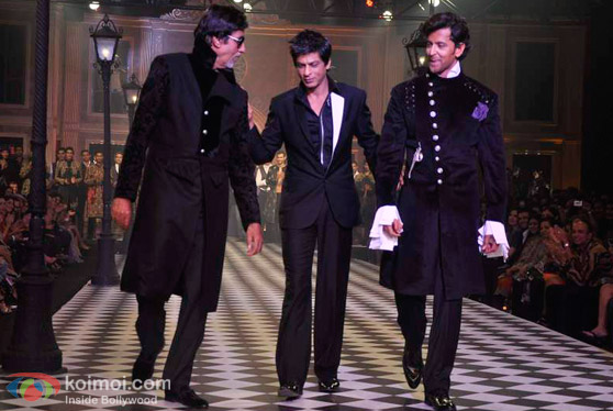 Amitabh Bachchan, Shah Rukh Khan, Hrithik Roshan