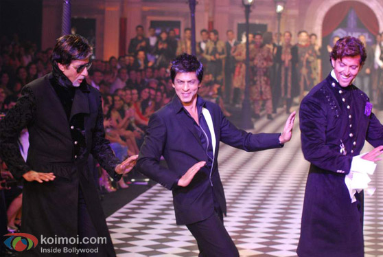 Amitabh Bachchan, Shah Rukh Khan, Hrithik Roshan