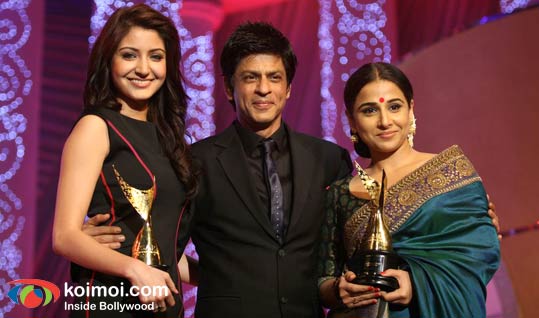 Anushka Sharma, Shah Rukh Khan, Vidya Balan