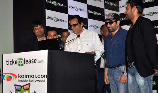 Dharmendra, Sunny Deol, Ajay Devgan