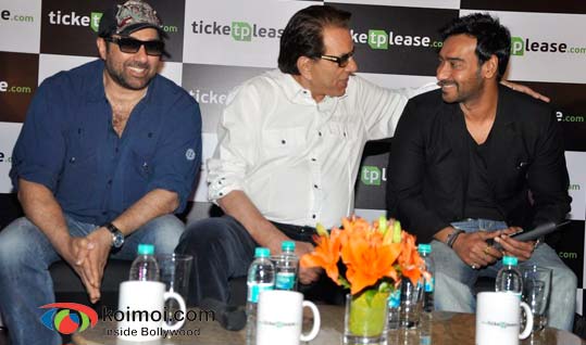 Sunny Deol, Dharmendra, Ajay Devgan