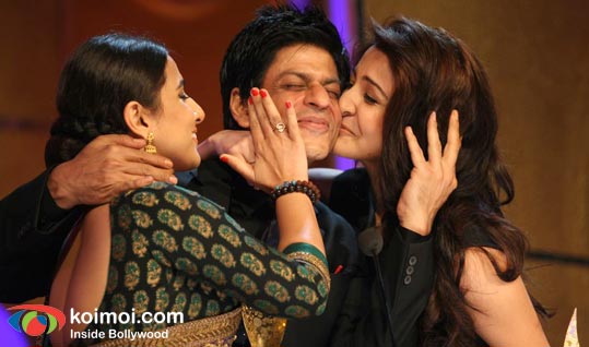 Vidya Balan, Shah Rukh Khan, Anushka Sharma