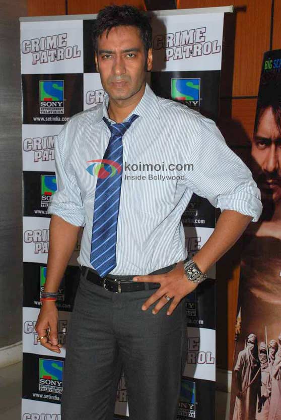 Ajay Devgan Promote 'Aakrosh' Movie On 'Crime Petrol' TV Show
