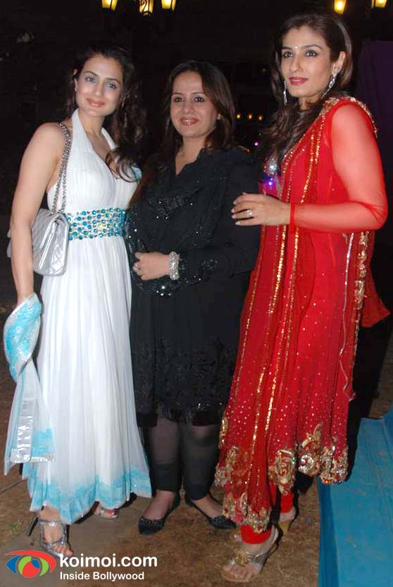 Ameesha Patel, Kiran Bawa, Raveena Tandon