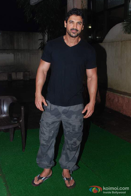 John Abraham in black