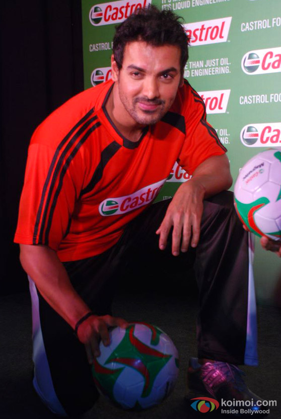 John Abraham At Castrol Football Event