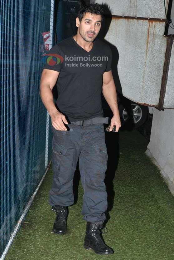 John Abraham in military mood