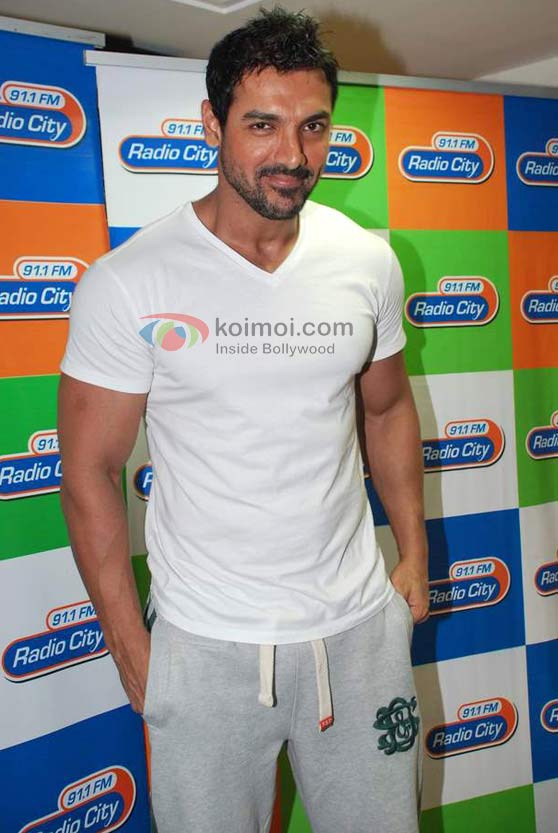 John Abraham Promote 'Aashayein' Movie At Radio City 91.1 FM Radio
