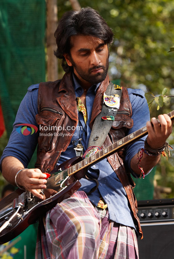 Ranbir Kapoor on stage in Rockstar Movie