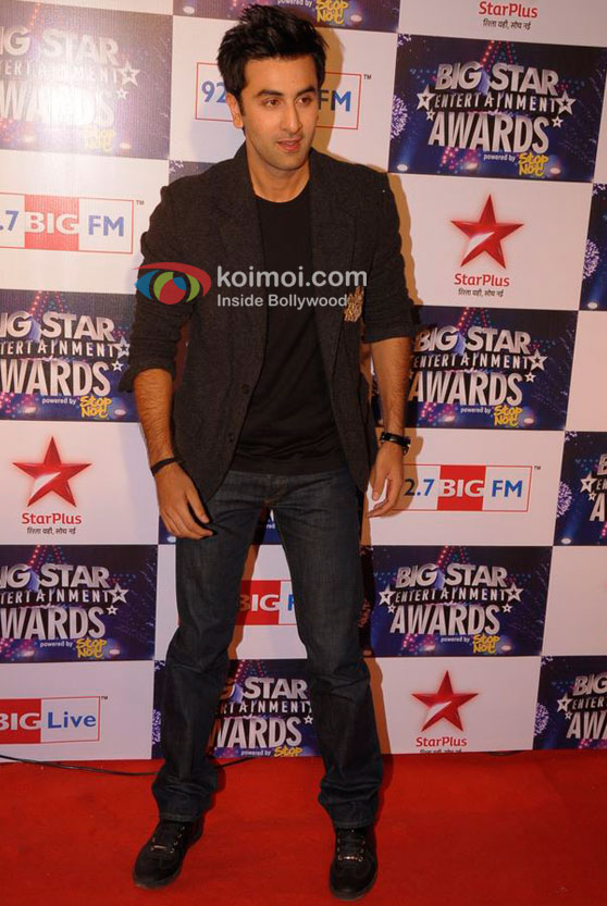 Ranbir Kapoor At BIG STAR Entertainment Awards Event