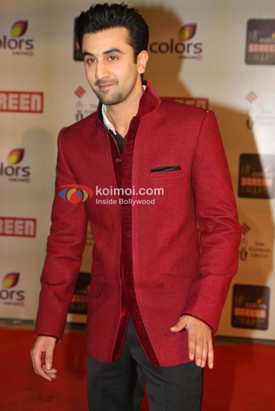 Ranbir Kapoor At 18th Annual Colors Screen Awards 2012 Event