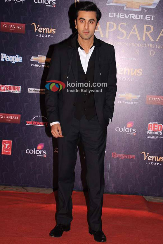 Ranbir Kapoor At Apsara Awards 2012 Event