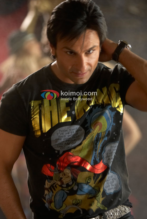 Saif Ali Khan in a club in Love Aaj Kal Movie
