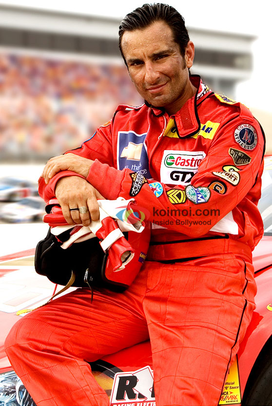 Saif Ali Khan on the track in Ta Ra Rum Pum Movie
