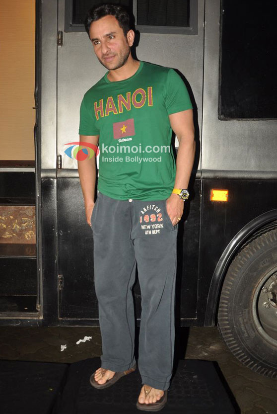 A casual Saif Ali Khan