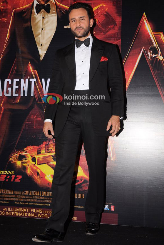 Saif Ali Khan At 'Agent Vinod' Movie First Look Launch Event