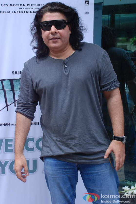 Sajid Khan at song Recording for Himmatwala movie event