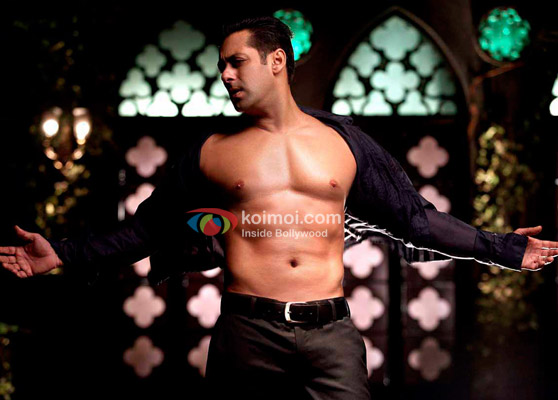 Salman Khan strikes a pose in Bodyguard Movie
