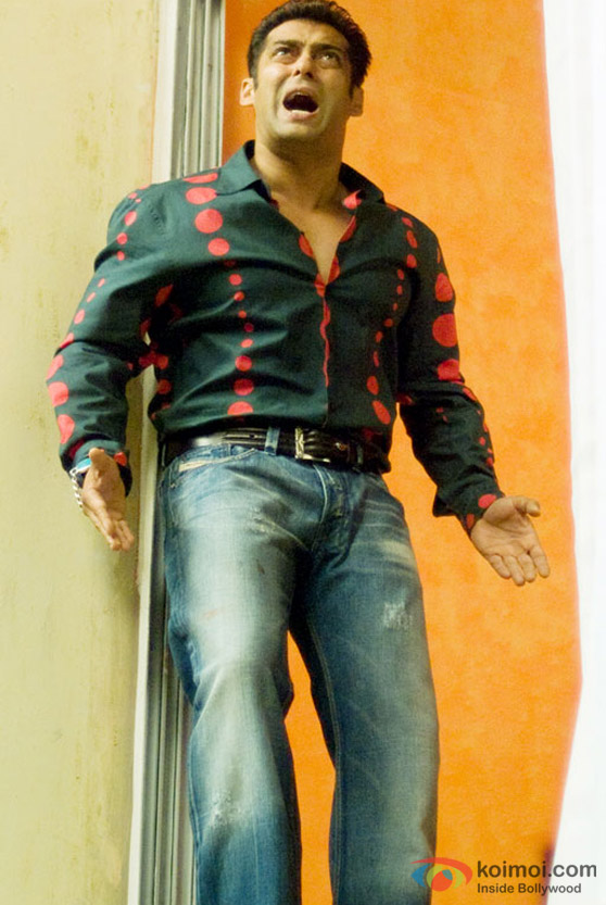 A frustrated Salman Khan in God Tussi Great Ho Movie