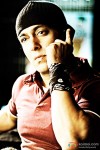 Salman Khan on the phone in Wanted Movie
