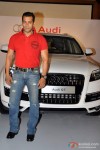 Salman Khan With His Audi Q7 Car