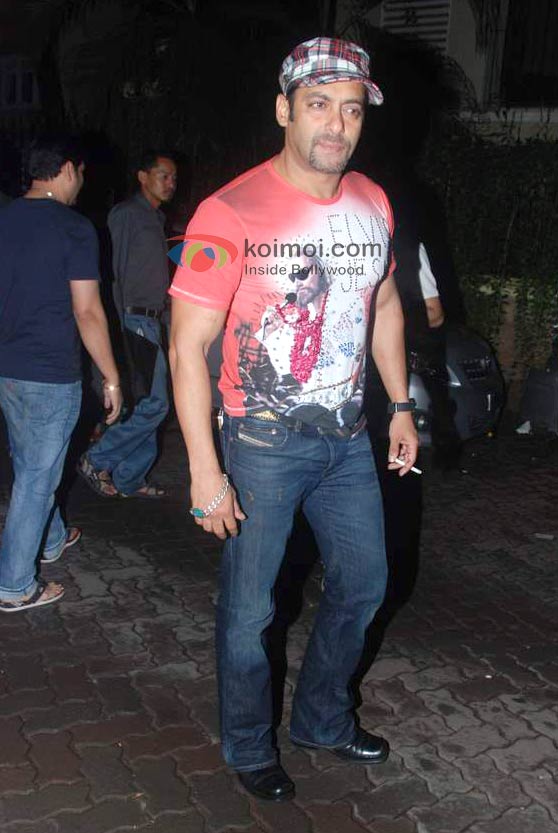 Salman Khan in a cap