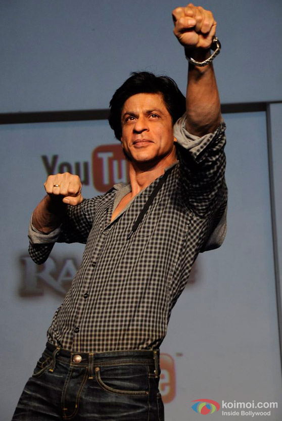 Shah Rukh Khan At 'Ra.One' Movie You Tube Media Meet