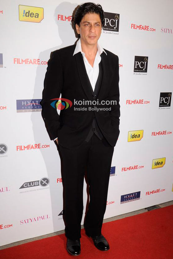 Shah Rukh Khan At 57th Idea Filmfare Awards 2011 Nominations Event