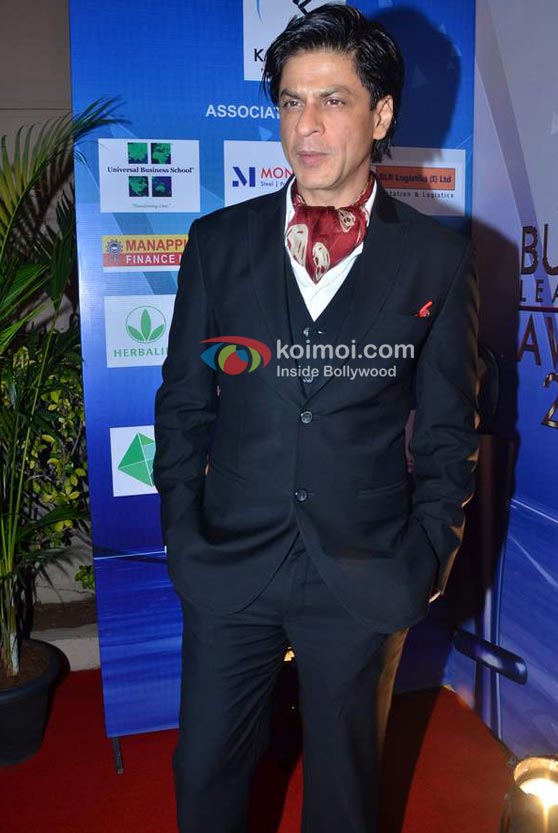 Shah Rukh Khan At NDTV Profit Business Leadership Award Event
