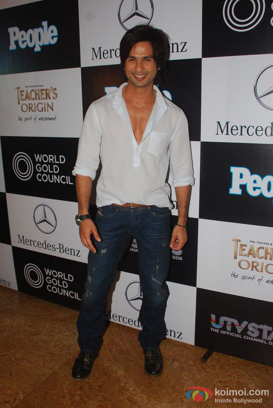 Shahid Kapoor At People Magazine Best Dressed Event
