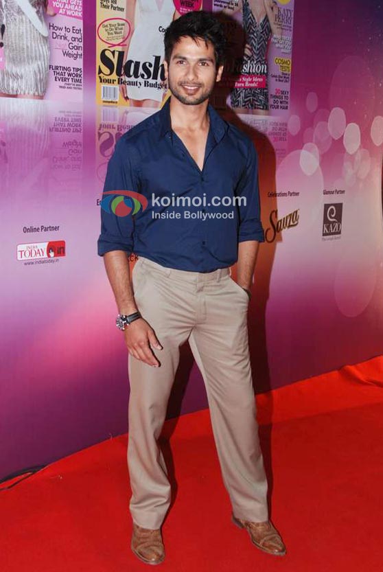 Shahid Kapoor At Cosmopolitan Fun Fearless Female And Male Awards