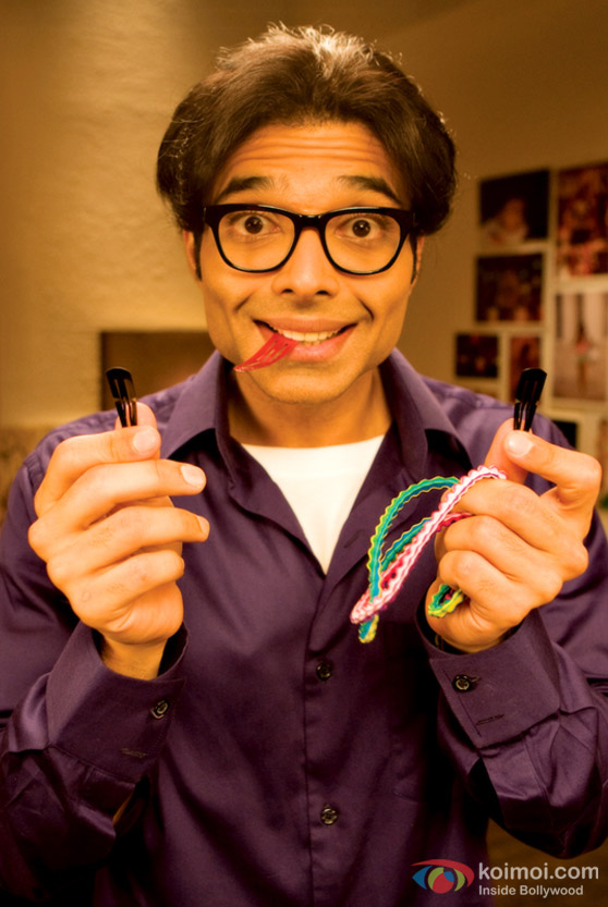 Uday Chopra with some hair clips in Pyaar Impossible Movie