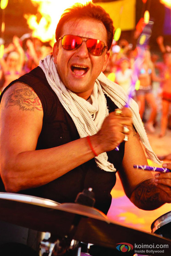Sanjay Dutt on the drums in All The Best: Fun Begins Movie