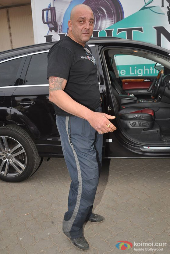 Sanjay Dutt Spotted At Mahalaxmi Race Course