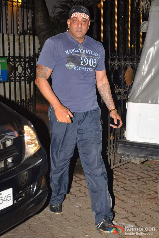 Sanjay Dutt At 'Double Dhamaal' Movie Special Screening