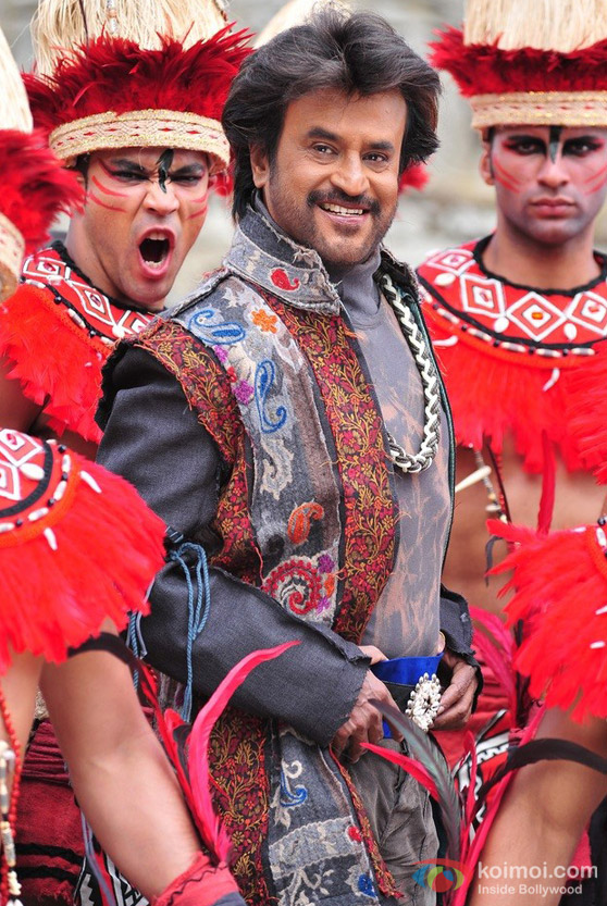 Rajnikanth does a move in Endhiran The Robot Movie