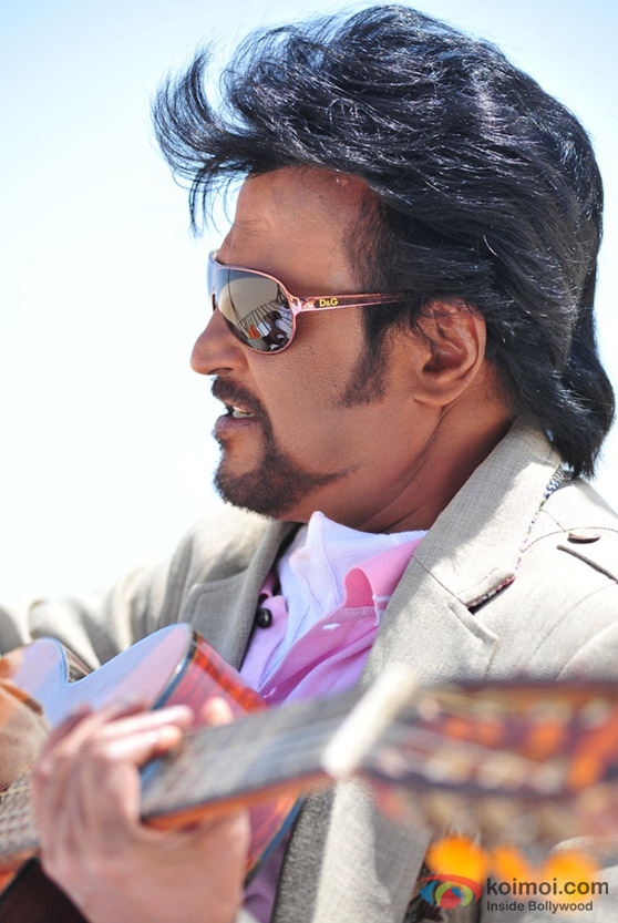 Rajnikanth strums it in Endhiran The Robot Movie
