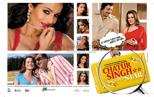 Ameesha Patel Chatur Singh Two Star Posters