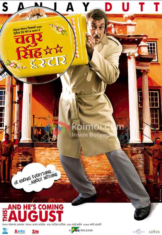 Sanjay Dutt Chatur Singh Two Star Posters