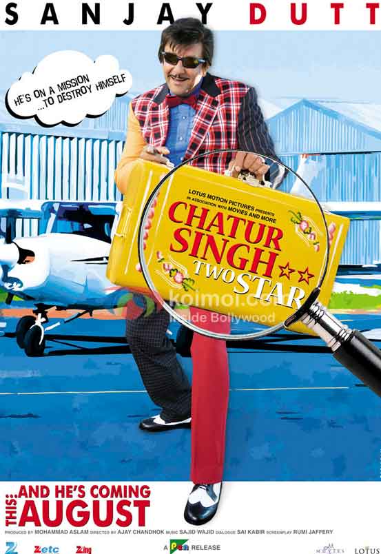 Sanjay Dutt Chatur Singh Two Star Posters