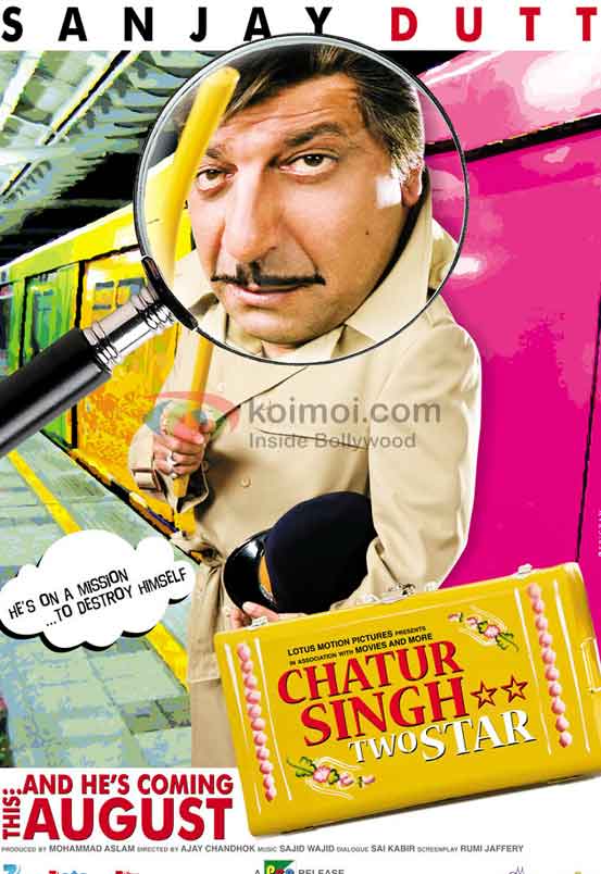 Sanjay Dutt Chatur Singh Two Star Posters