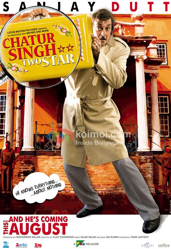 Sanjay Dutt Chatur Singh Two Star Posters