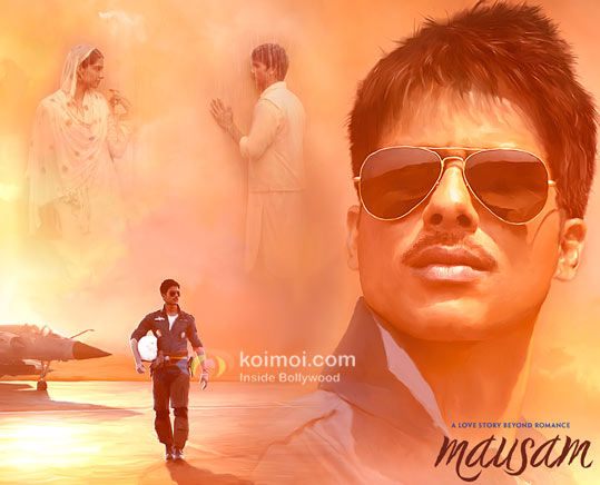 Shahid Kapoor, Sonam Kapoor (Mausam Movie Wallpaper)