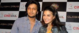 Ritesh & Jacqueline At The Clash of the Titans Premiere