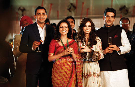 Tisca Chopra, Diya Mirza, Cyrus Sahuka, Zayed Khan (Love Breakups Zindagi Movie Stills)