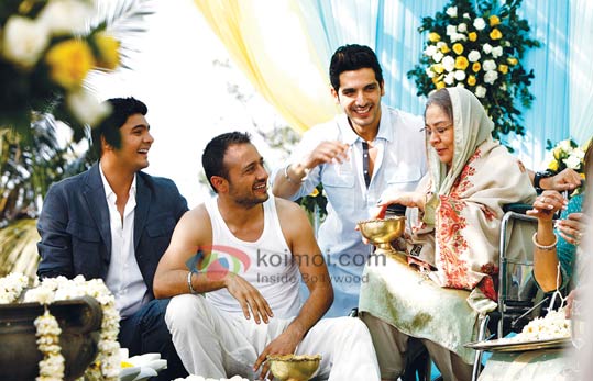 Vaibhav Talwar, Satyadeep Misra, Zayed Khan (Love Breakups Zindagi Movie Stills)